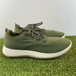 Allbirds Runner-Up Mizzle Merino Wool Shoes Men Size 11 Kotare Moss/Olive Green